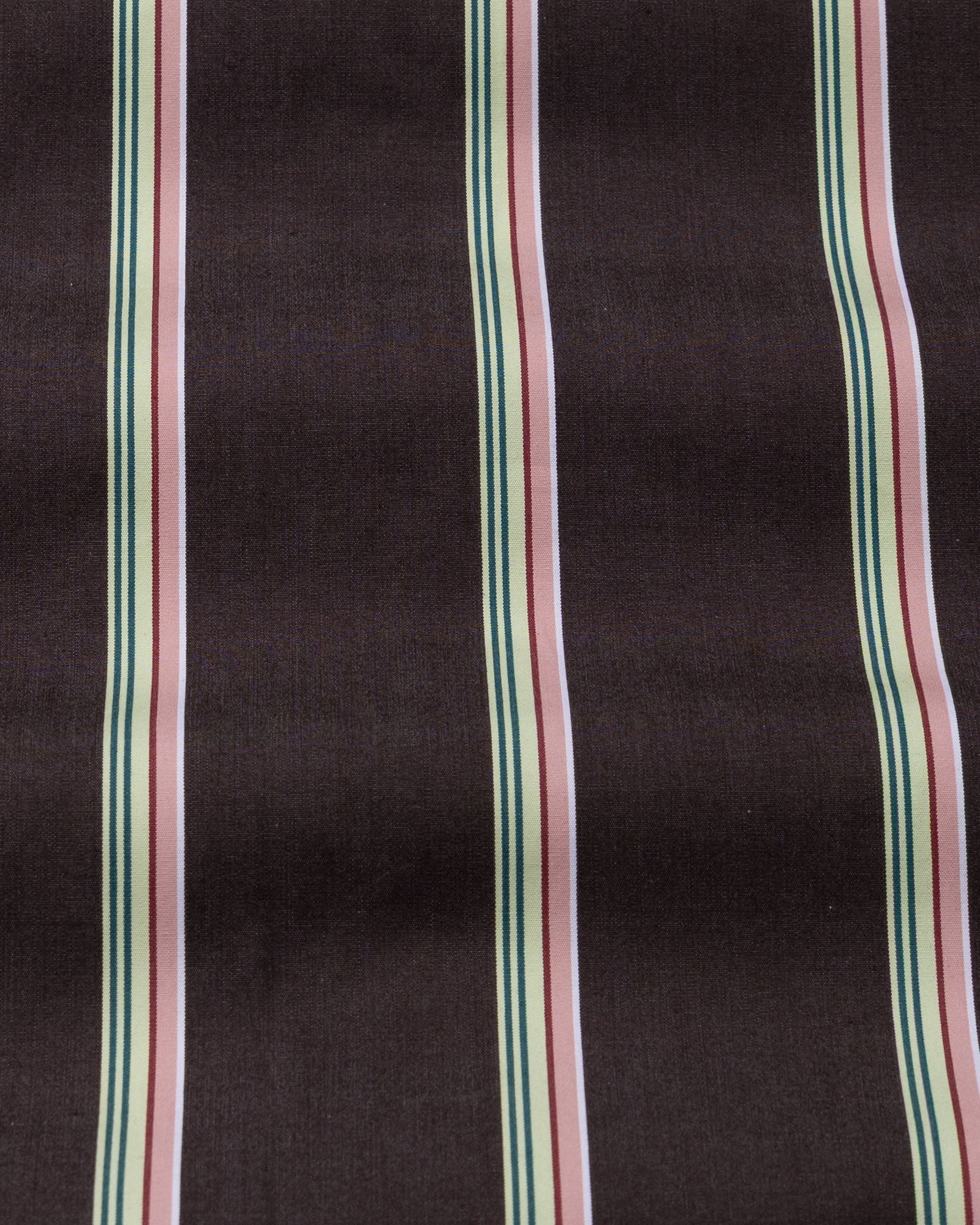 Hervals Brown Stripes Cotton Shirt - John Ellies
