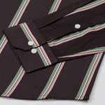 Hervals Brown Stripes Cotton Shirt - John Ellies