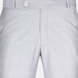 Crestline Silver Normal Fit Cotton Pant - John Ellies