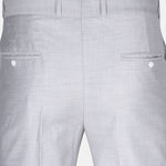 Crestline Silver Normal Fit Cotton Pant - John Ellies