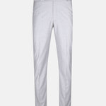 Crestline Silver Normal Fit Cotton Pant - John Ellies