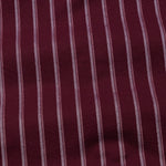 Hervals Maroon Stripes Cotton Shirt - John Ellies