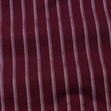 Hervals Maroon Stripes Cotton Shirt - John Ellies