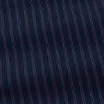 Hervals Navy Blue Stripes Cotton Shirt - John Ellies