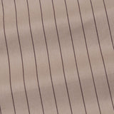 Hervals Coffee Stripes Cotton Shirt - John Ellies