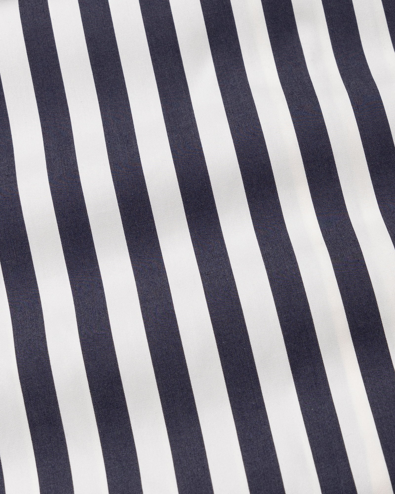 Hervals Black & White Stripes Cotton Shirt - John Ellies