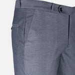 Crestline Slate Grey Normal Fit Cotton Pant - John Ellies