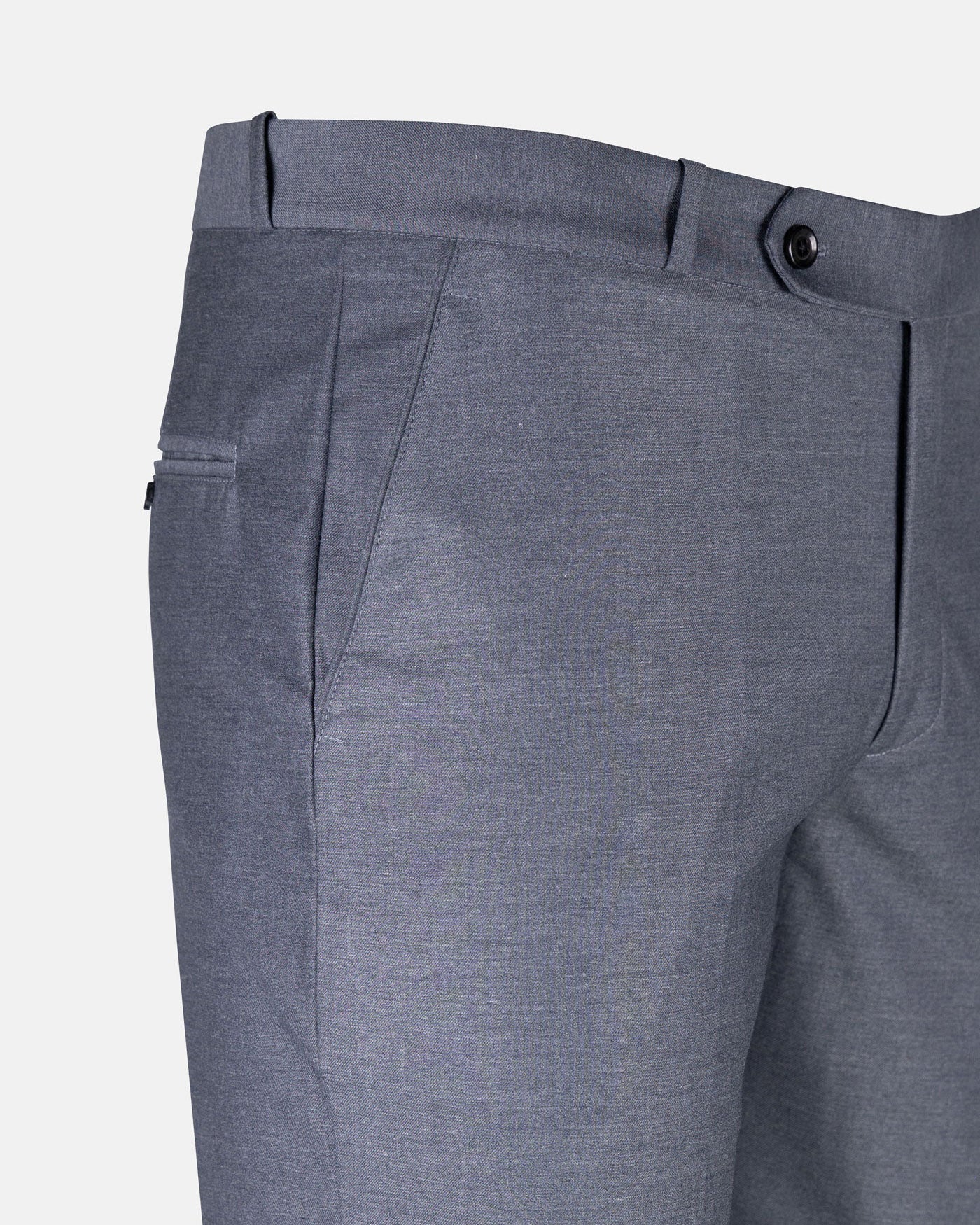 Crestline Slate Grey Normal Fit Cotton Pant - John Ellies