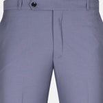 Crestline Cool Grey Normal Fit Cotton Pant - John Ellies