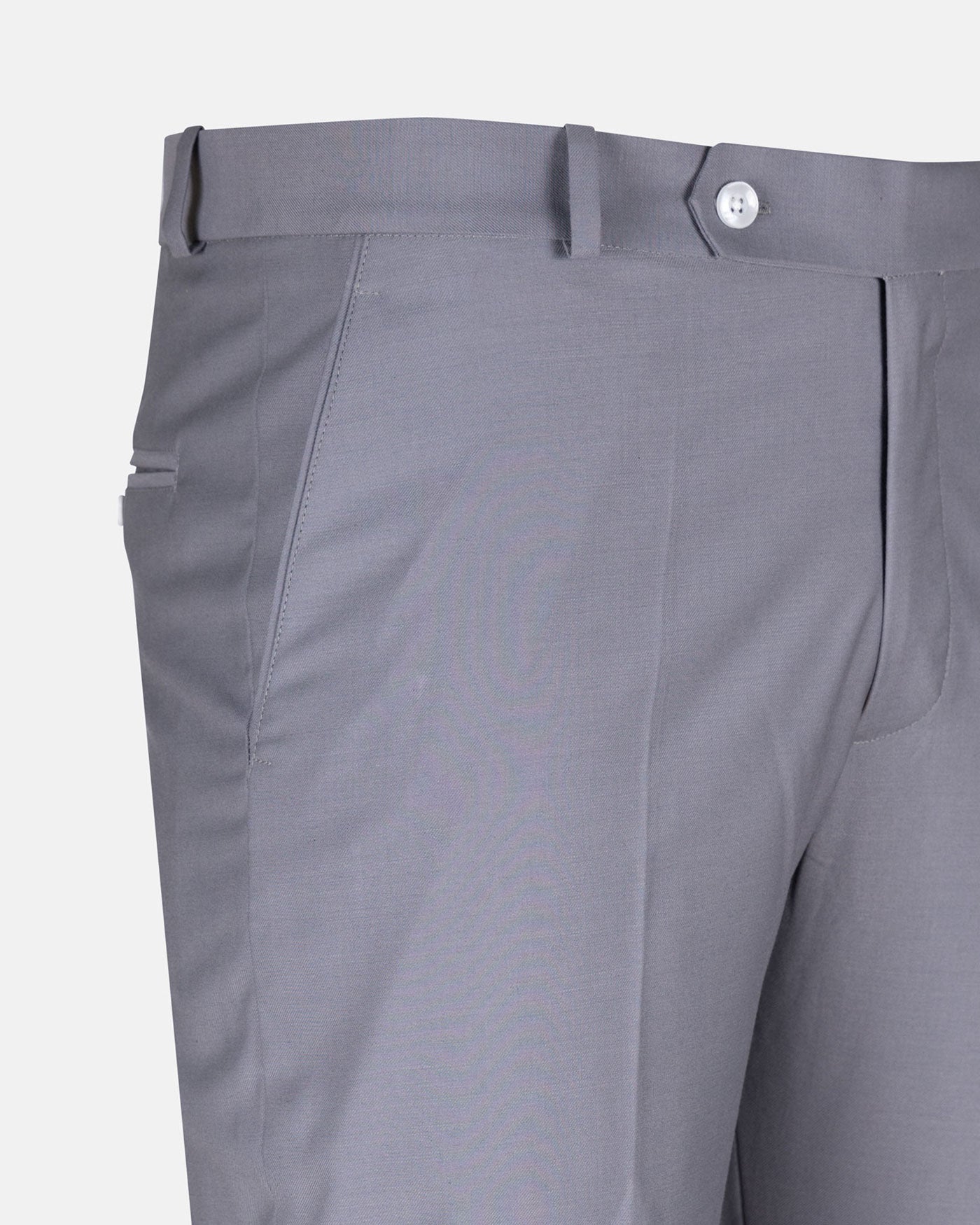 Crestline Concrete Silver Normal Fit Cotton Pant - John Ellies