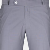 Crestline Concrete Silver Normal Fit Cotton Pant - John Ellies