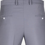 Crestline Concrete Silver Normal Fit Cotton Pant - John Ellies