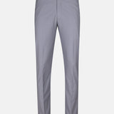 Crestline Concrete Silver Normal Fit Cotton Pant - John Ellies