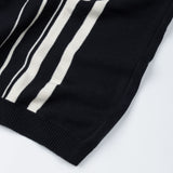 Sailros Black Cotton Polo T-Shirt