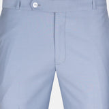 Crestline Ice Blue Normal Fit Cotton Pant - John Ellies