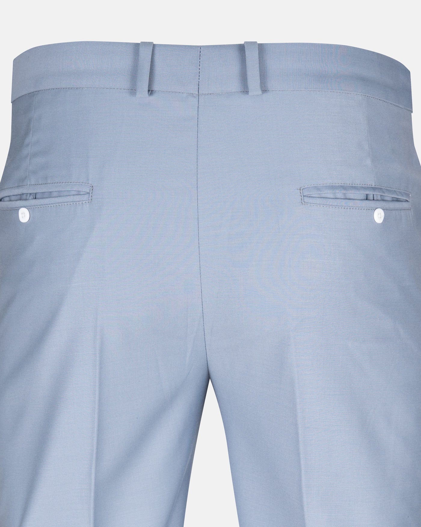 Crestline Ice Blue Normal Fit Cotton Pant - John Ellies