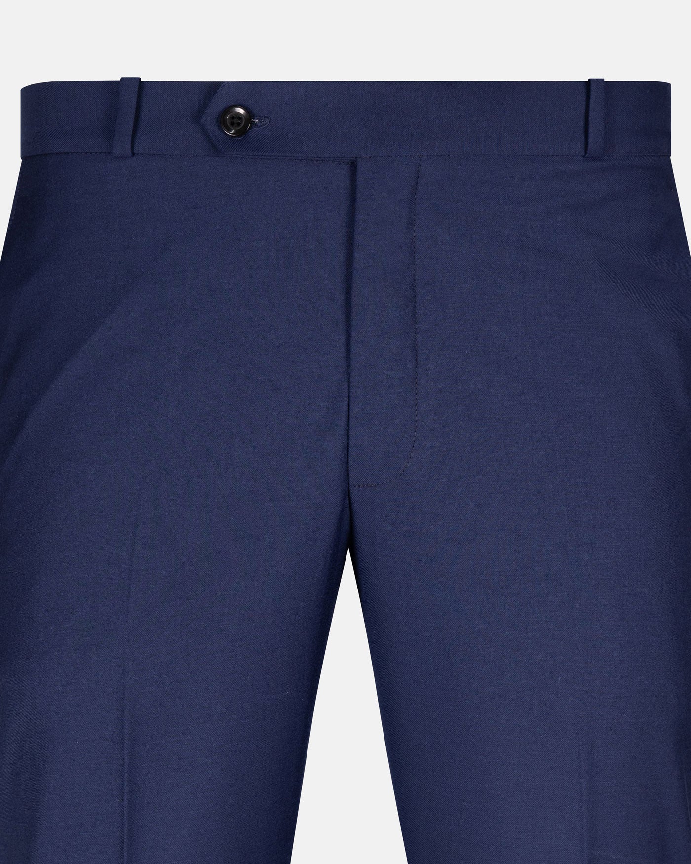 Crestline Navy Blue Normal Fit Cotton Pant - John Ellies