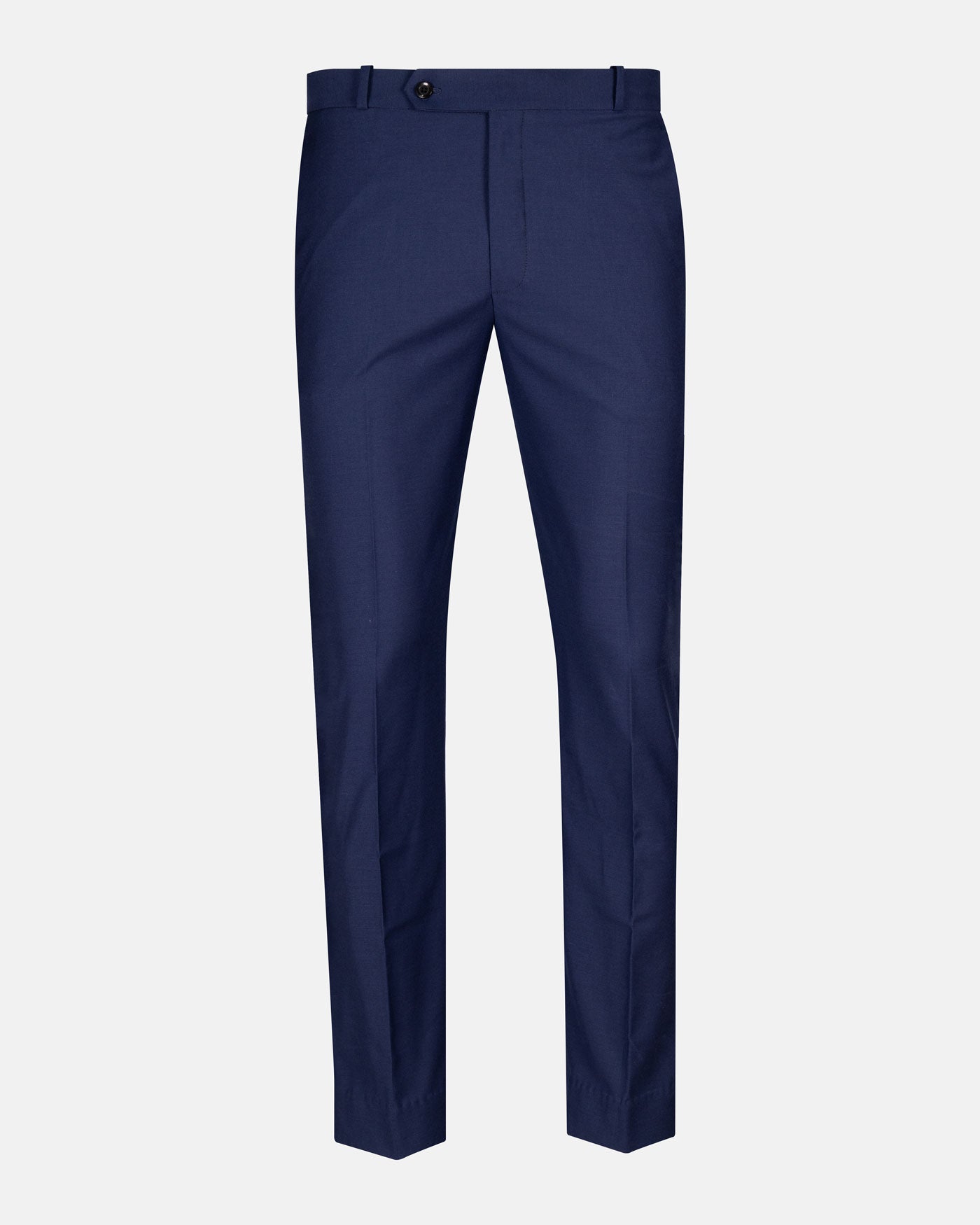 Crestline Navy Blue Normal Fit Cotton Pant - John Ellies