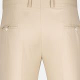 Exquisite Cream Cotton Formal Pant - John Ellies