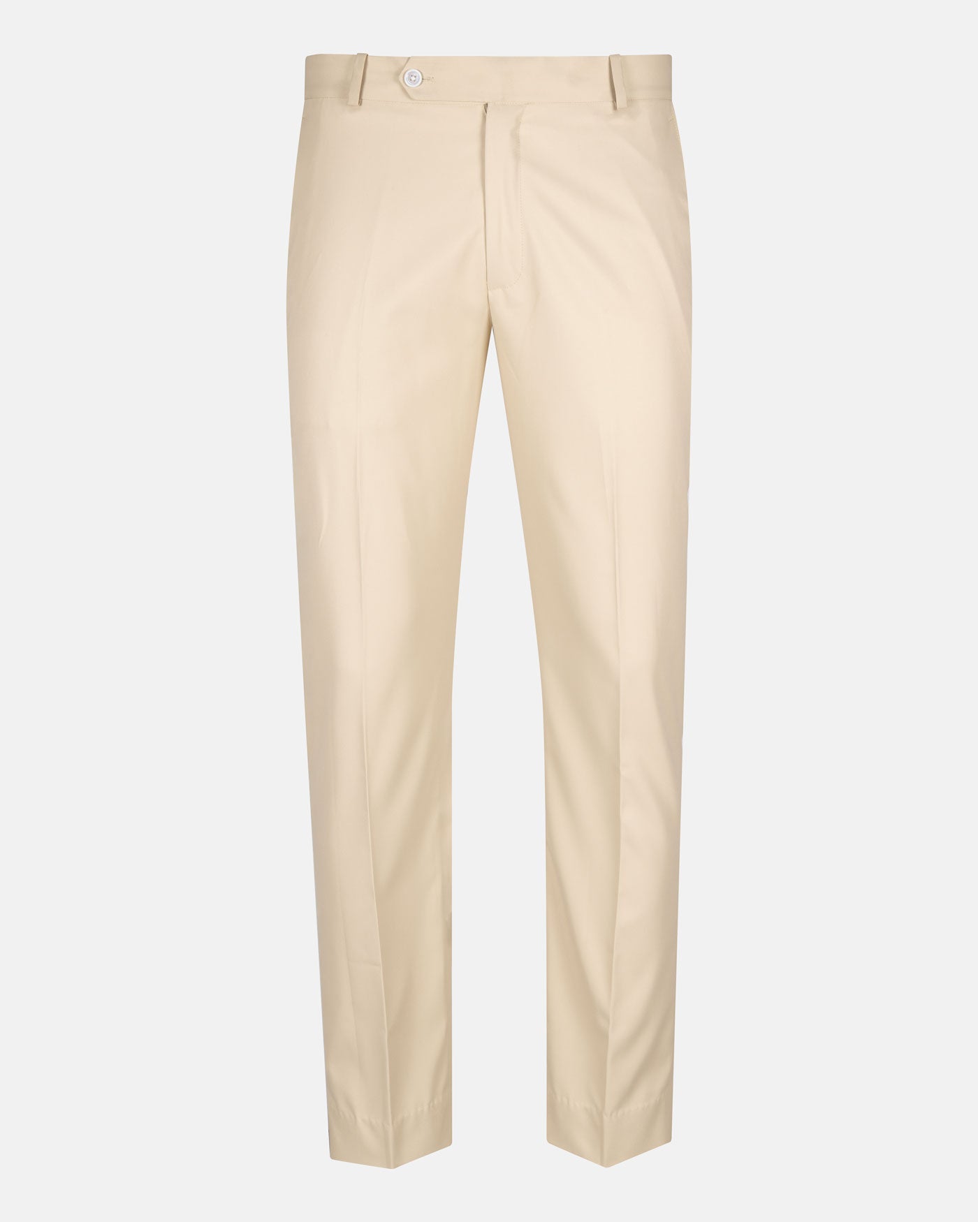 Exquisite Cream Cotton Formal Pant - John Ellies