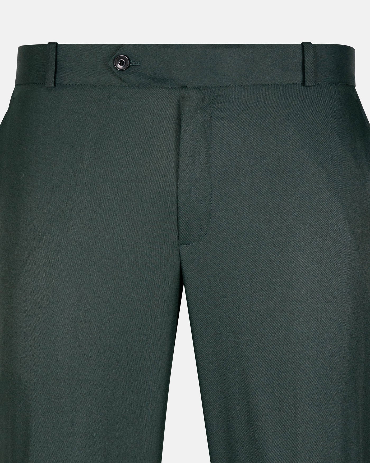 Exquisite Dark Green Cotton Formal Pant - John Ellies