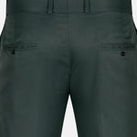 Exquisite Dark Green Cotton Formal Pant - John Ellies