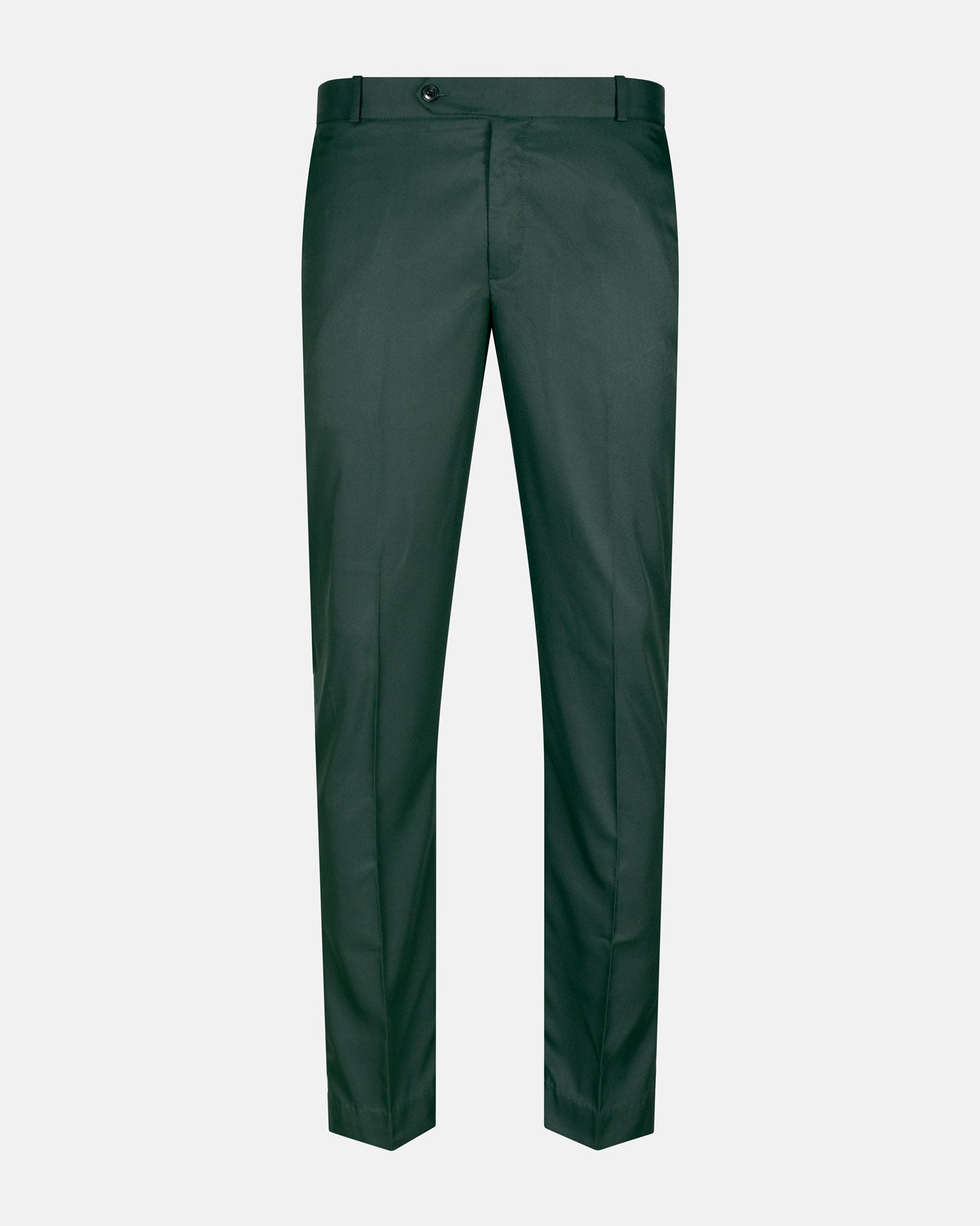 Exquisite Dark Green Cotton Formal Pant - John Ellies