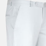 Elevate Ghost Silver Cotton Chino Pant - John Ellies