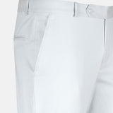 Elevate Ghost Silver Cotton Chino Pant - John Ellies