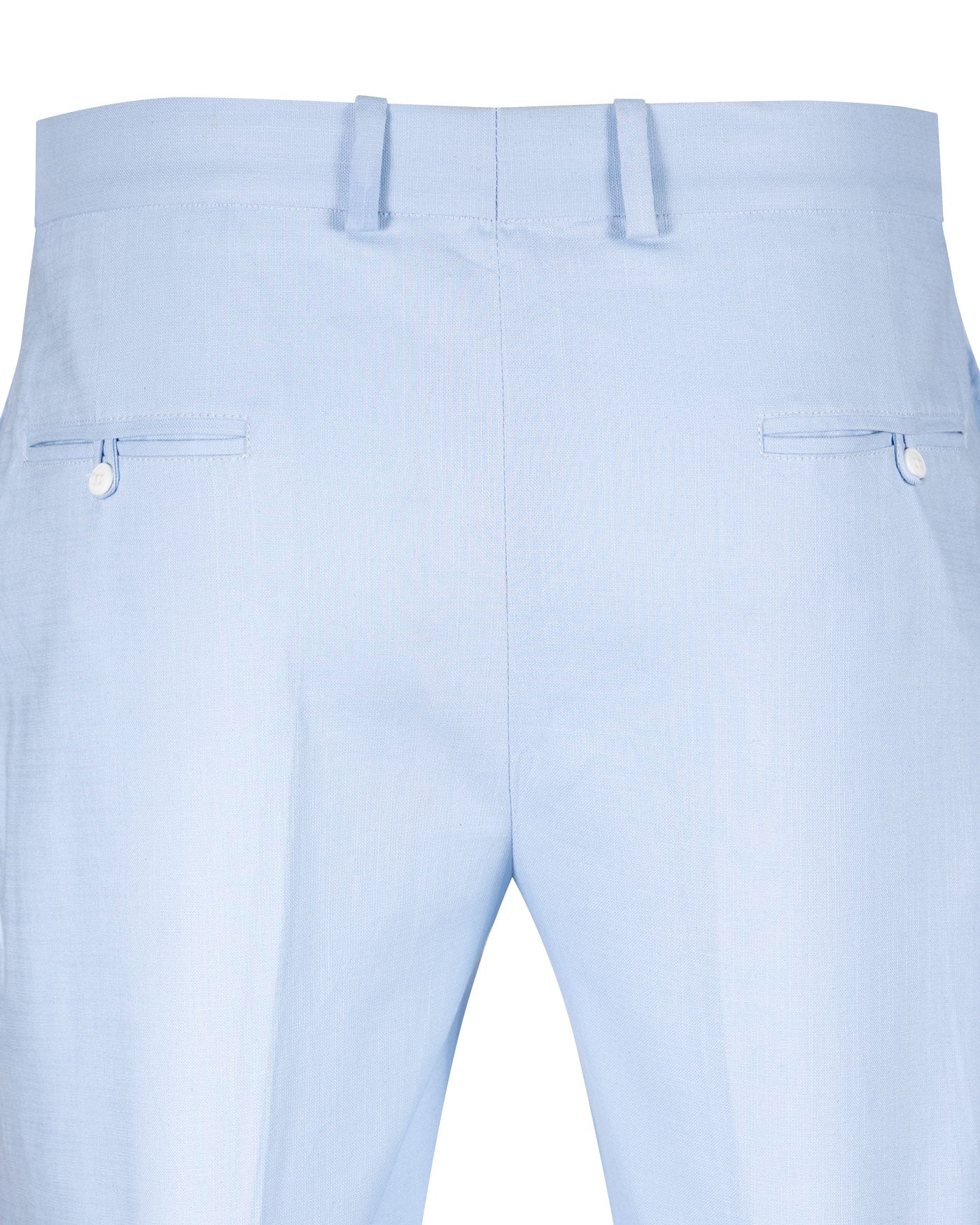 Sky Blue Luxurious Linen Pant - John Ellies