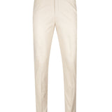 Cream Luxurious Linen Pant - John Ellies