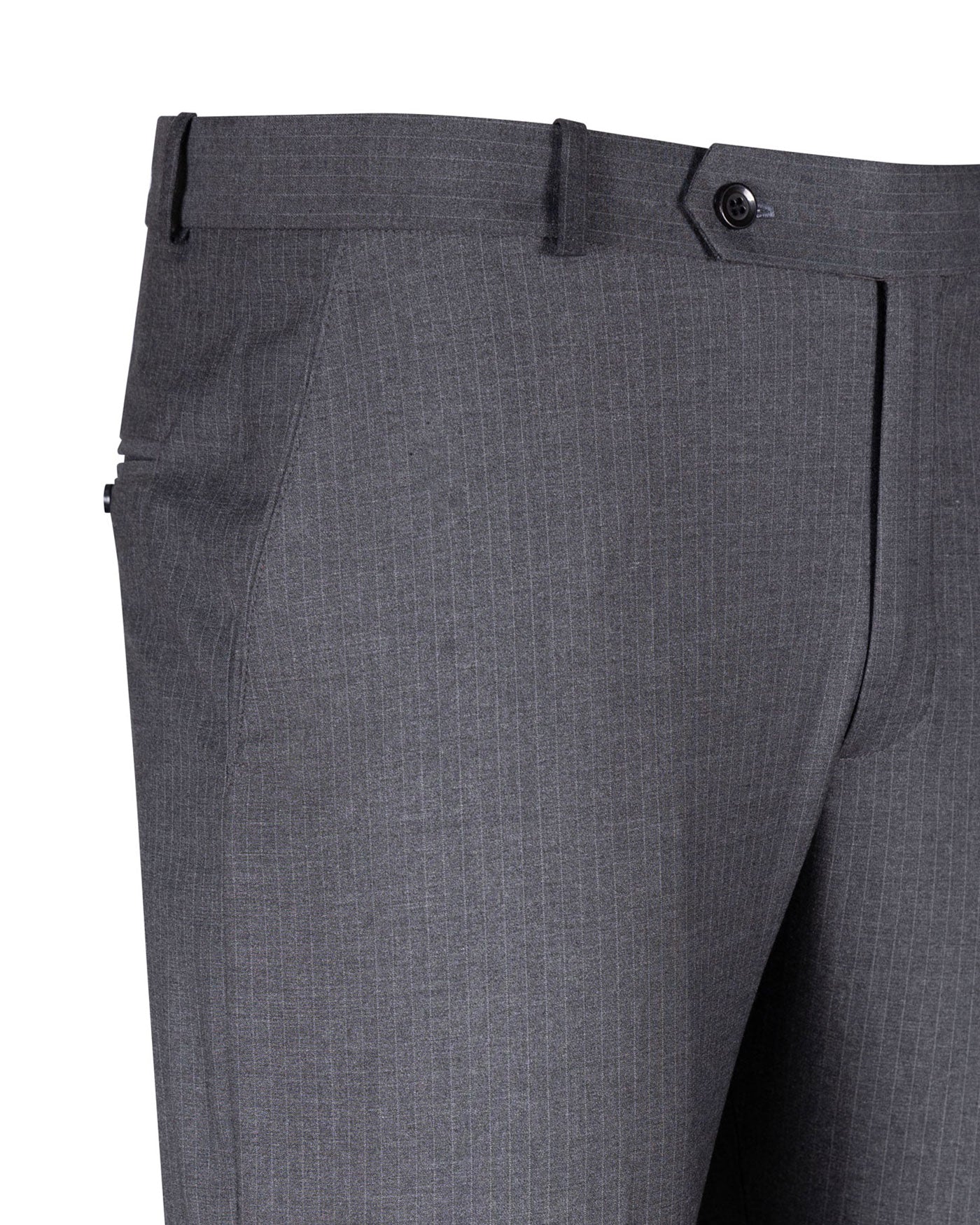 Epsilon Dark Grey Stripe Formal Pant - John Ellies