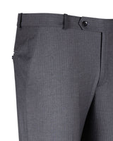 Epsilon Dark Grey Stripe Formal Pant