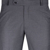 Epsilon Dark Grey Stripe Formal Pant - John Ellies