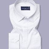 Mercury Silver Striped Royal Oxford Shirt