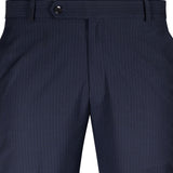 Epsilon Navy Blue Stripe Formal Pant - John Ellies