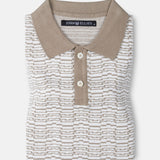 Lustra Cream Cotton Polo T-Shirt