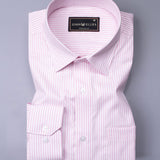 Carousel Pink Oxford Cotton Stripe Shirt