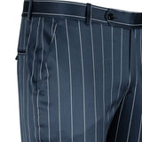 Epsilon Midnight Green Stripe Formal Pant - John Ellies