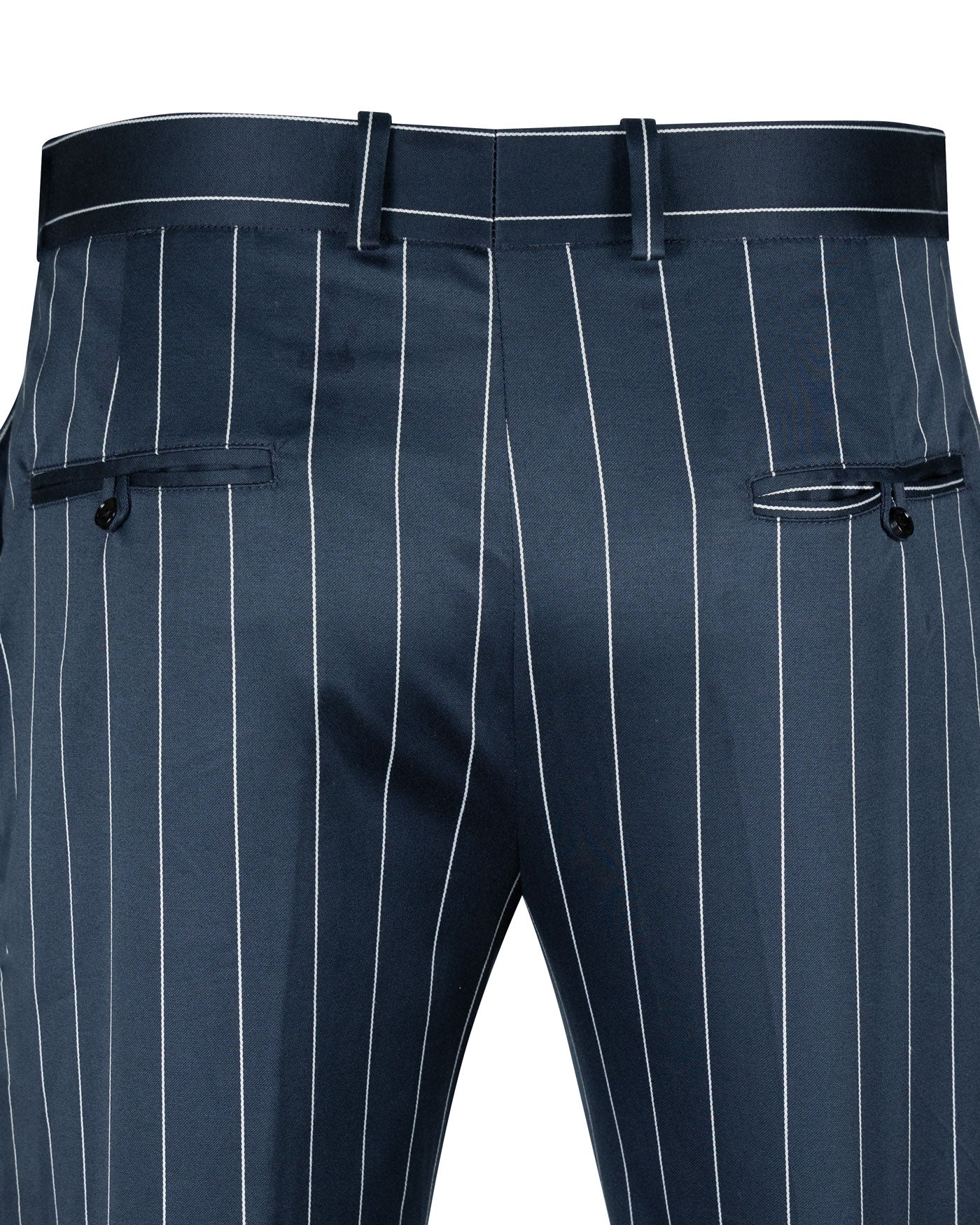 Epsilon Midnight Green Stripe Formal Pant - John Ellies