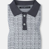 Lustra Grey Cotton Polo T-Shirt