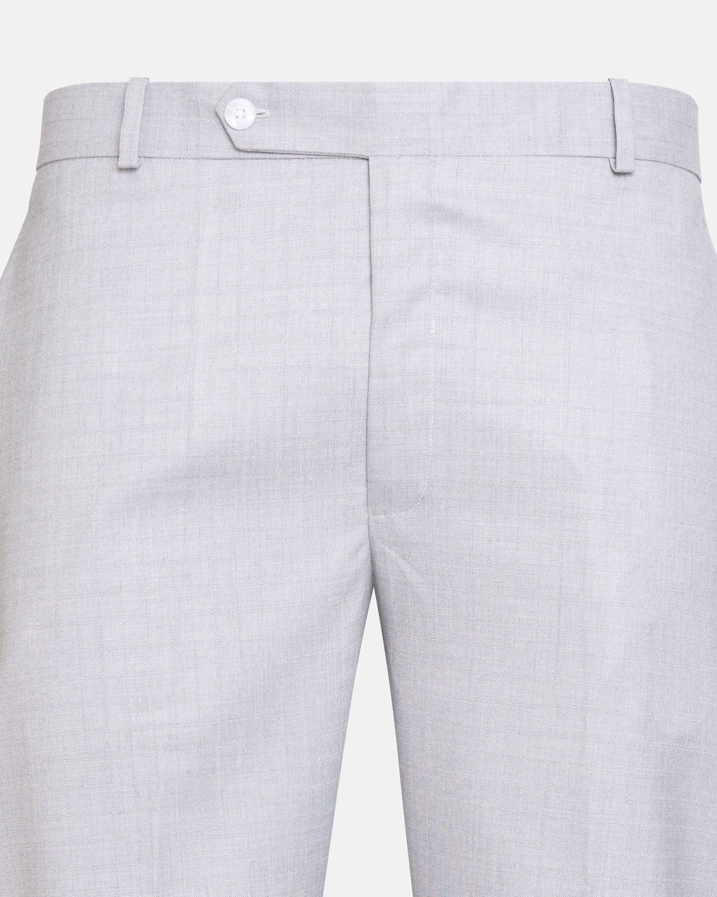 Cottsio Silver Checked Formal Cotton Pant - John Ellies