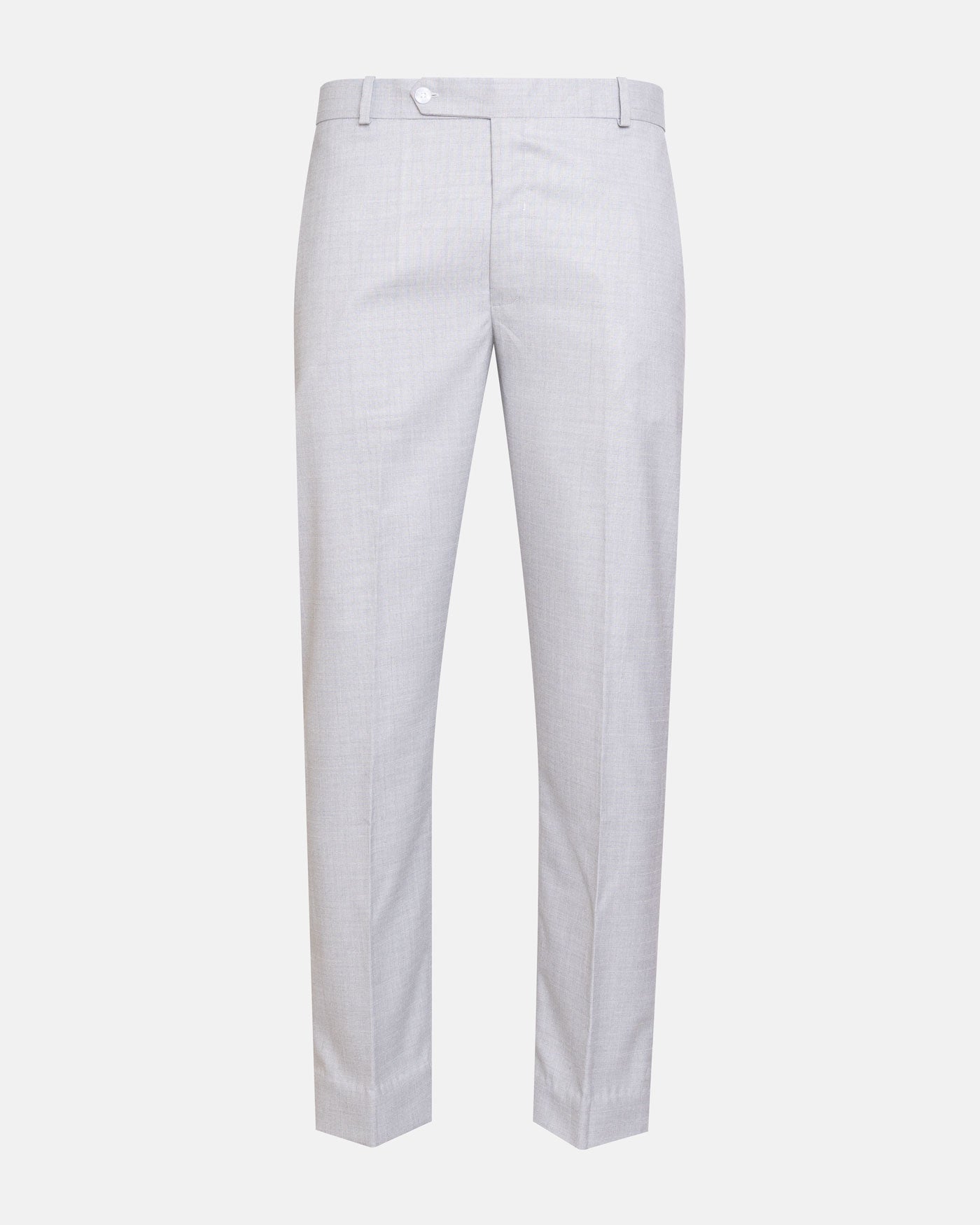 Cottsio Silver Checked Formal Cotton Pant - John Ellies