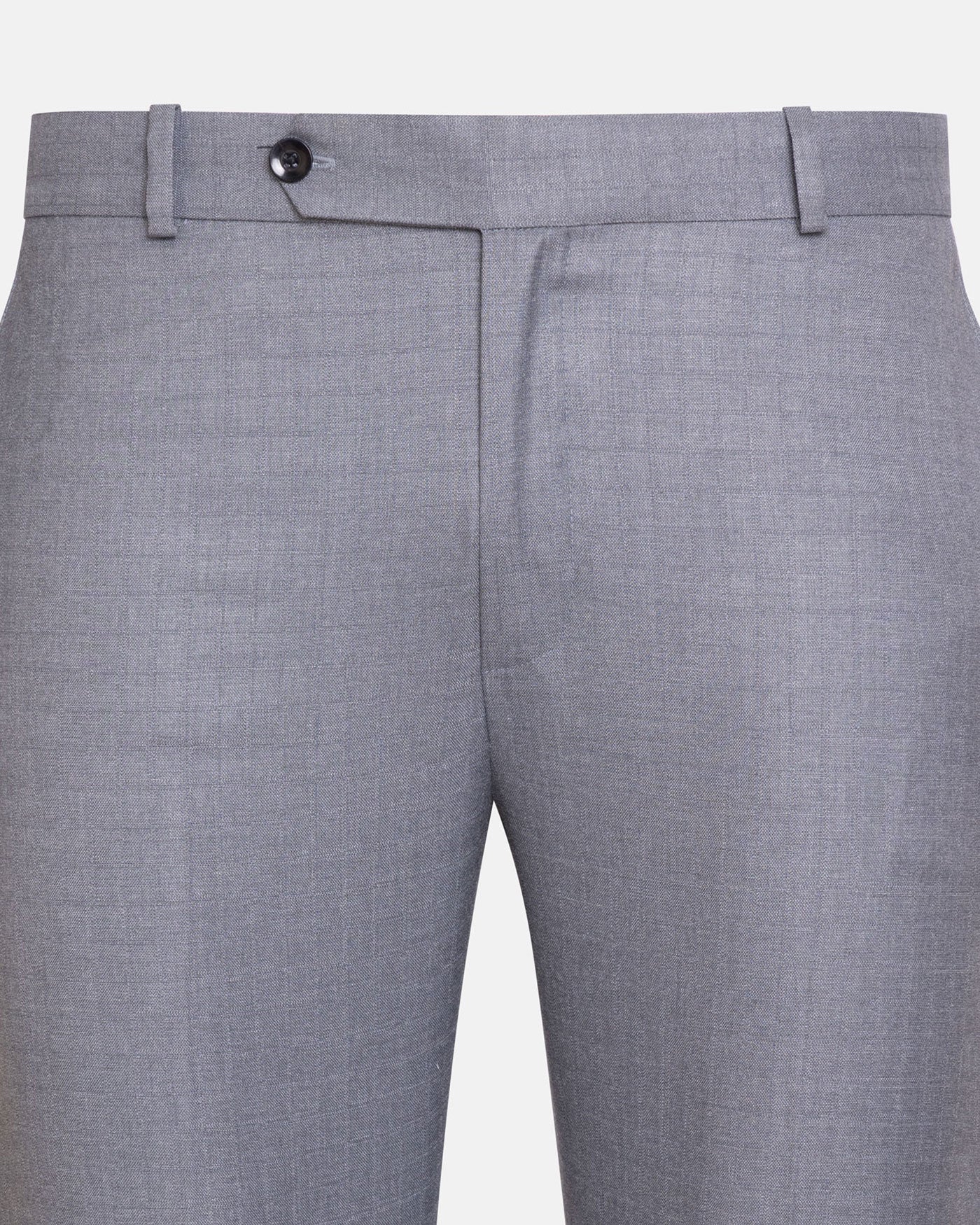 Cottsio Grey Checked Formal Cotton Pant - John Ellies