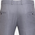 Cottsio Grey Checked Formal Cotton Pant - John Ellies