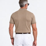 Zenyro Brown Cotton Polo T-Shirt