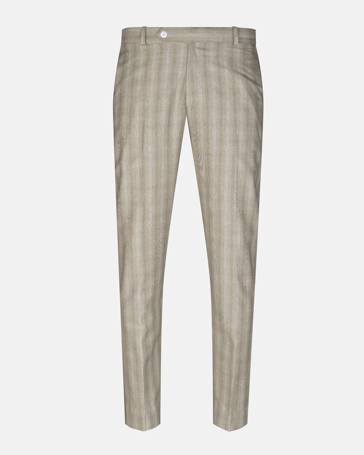 Caldris Yellow Checked Formal Cotton Pant - John Ellies