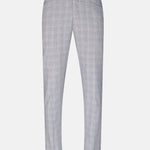 Caldris Black Checked Formal Cotton Pant - John Ellies