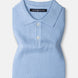 Emereld Sky Blue Cotton Polo T-Shirt - John Ellies