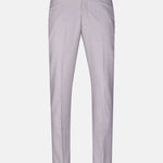 Caldris Silver Checked Formal Cotton Pant - John Ellies